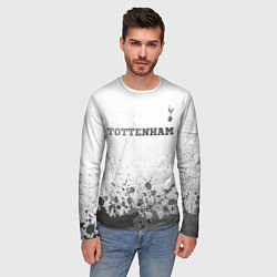 Лонгслив мужской Tottenham - white gradient посередине, цвет: 3D-принт — фото 2