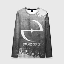 Лонгслив мужской Evanescence - grey gradient, цвет: 3D-принт