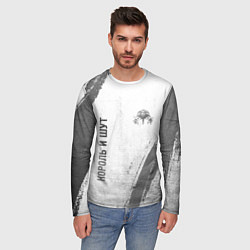 Лонгслив мужской Король и Шут - white gradient вертикально, цвет: 3D-принт — фото 2