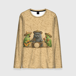 Лонгслив мужской Надежды маленький оркестрик, цвет: 3D-принт