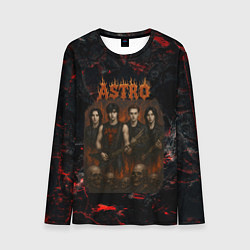 Лонгслив мужской Astro в стиле хэви-метал, цвет: 3D-принт