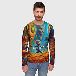 Лонгслив мужской Красочный сон Тома за минуту до пробуждения, цвет: 3D-принт — фото 2