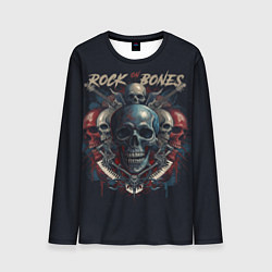 Лонгслив мужской Rock on Bones, цвет: 3D-принт