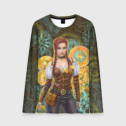 Лонгслив мужской Стимпанк приключения, цвет: 3D-принт