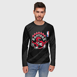 Лонгслив мужской Toronto Raptors - NBA team, цвет: 3D-принт — фото 2