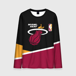 Мужской лонгслив Майами Хит - линии