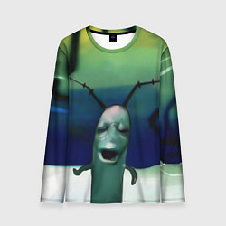 Лонгслив мужской Планктон страдает мем, цвет: 3D-принт