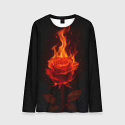 Мужской лонгслив Flaming rose
