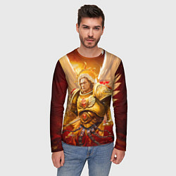 Лонгслив мужской Сангвиний кровавый ангел, цвет: 3D-принт — фото 2