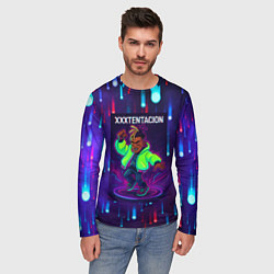Лонгслив мужской XXXTentacion танцор, цвет: 3D-принт — фото 2