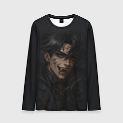 Лонгслив мужской Ризли вампирская тематика, цвет: 3D-принт