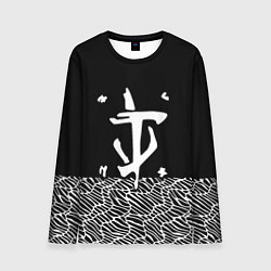 Лонгслив мужской Doom геометрия линии, цвет: 3D-принт