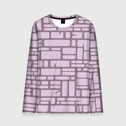 Лонгслив мужской Кирпичная кладка, цвет: 3D-принт