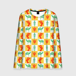Лонгслив мужской Мотивы Египта, цвет: 3D-принт