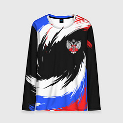 Мужской лонгслив Федерация бокса РФ - краска