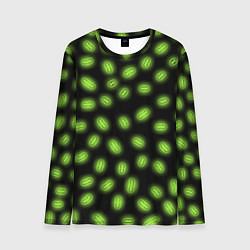 Лонгслив мужской Неоновые бактерии, цвет: 3D-принт