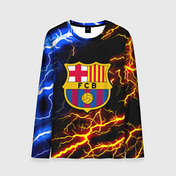 Лонгслив мужской Барселона неоновый шторм, цвет: 3D-принт