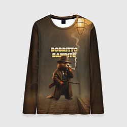 Лонгслив мужской Bobritto Bandito мем, цвет: 3D-принт