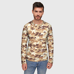 Лонгслив мужской Камуфляж армия, цвет: 3D-принт — фото 2