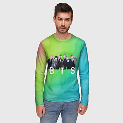 Лонгслив мужской BTS kpop, цвет: 3D-принт — фото 2