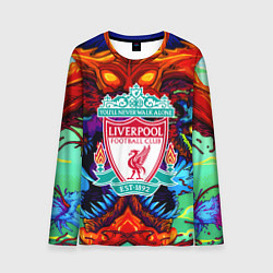 Лонгслив мужской Ливерпуль монстр, цвет: 3D-принт