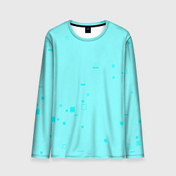 Мужской лонгслив Color light blue shapes