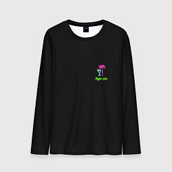 Лонгслив мужской Night club neon, цвет: 3D-принт