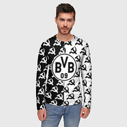 Лонгслив мужской Borussia паттерн ссср, цвет: 3D-принт — фото 2