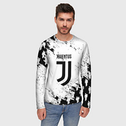 Лонгслив мужской Juventus люди спорт, цвет: 3D-принт — фото 2
