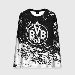 Мужской лонгслив Borussia белые краски