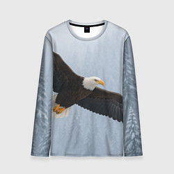 Лонгслив мужской Зимний орёл, цвет: 3D-принт