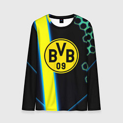 Лонгслив мужской Borussia соты броня, цвет: 3D-принт
