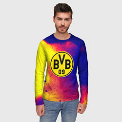 Лонгслив мужской Borussia космические краски, цвет: 3D-принт — фото 2
