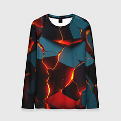 Лонгслив мужской Orange glow, цвет: 3D-принт