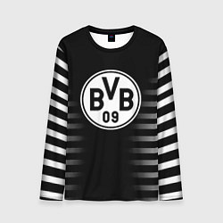 Мужской лонгслив Ювентус геометрия полосы