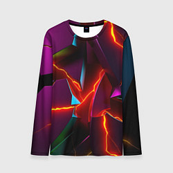 Мужской лонгслив Fractures multicolored tiles