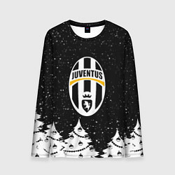 Лонгслив мужской Ювентус новый год, цвет: 3D-принт