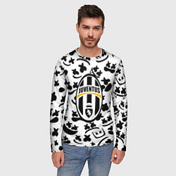 Лонгслив мужской Ювентус x Маршмеллоу, цвет: 3D-принт — фото 2