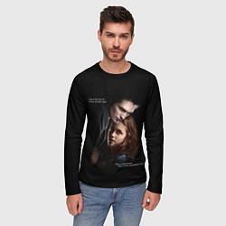 Лонгслив мужской Белла и Эдвард: lion fell in love with the lamb me, цвет: 3D-принт — фото 2