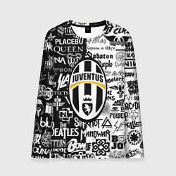 Мужской лонгслив Juventus рок музыка