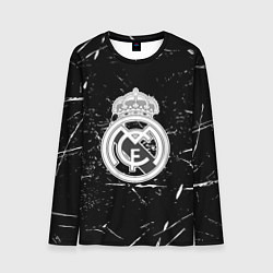 Мужской лонгслив Ювентус краски штрихи