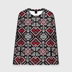 Мужской лонгслив Славянский орнамент обережный