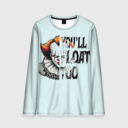 Лонгслив мужской Клоун Пеннивайз, цвет: 3D-принт