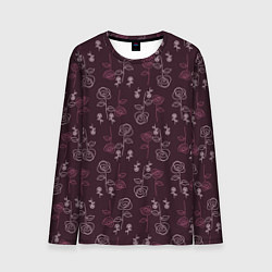 Мужской лонгслив Simple roses