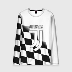 Мужской лонгслив Ювентус клетка краски