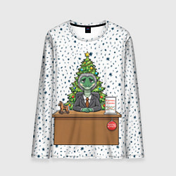 Лонгслив мужской Я устал я ухожу - новогодний мем 2026, цвет: 3D-принт