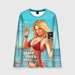 Мужской лонгслив GTA 5: Selfie Girl