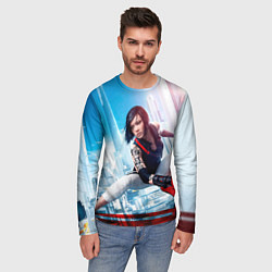 Лонгслив мужской Mirror`s edge, цвет: 3D-принт — фото 2