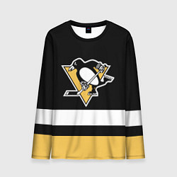 Мужской лонгслив Pittsburgh Penguins: Black