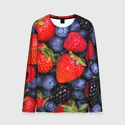 Лонгслив мужской Berries, цвет: 3D-принт